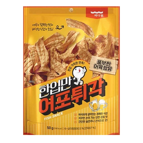 바다원  한입만 어포튀각 50g