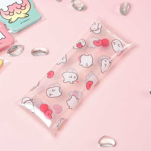 소원콘텐츠  익명이 투명 펜 파우치