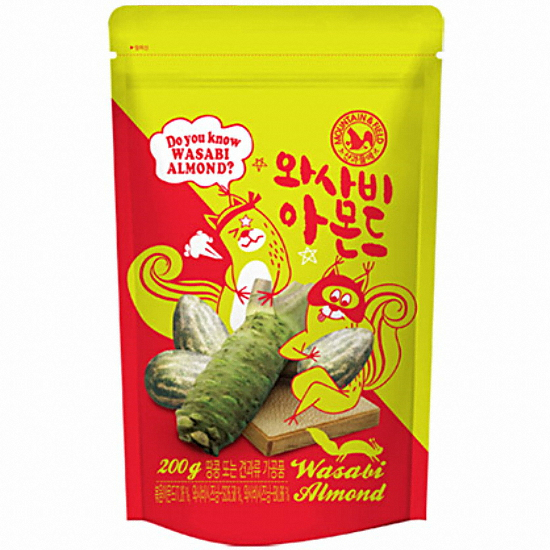 산과들에  와사비 아몬드 200g