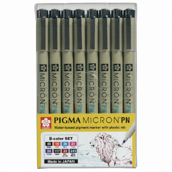 사쿠라  피그마 마이크론 PN 세트