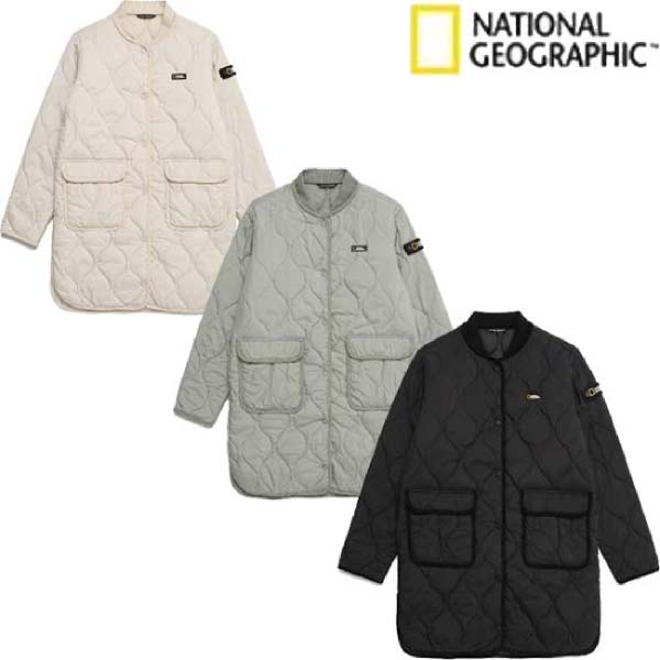 내셔널지오그래픽 N234WPD030 W 오리올 퀼팅 롱 패딩 점퍼