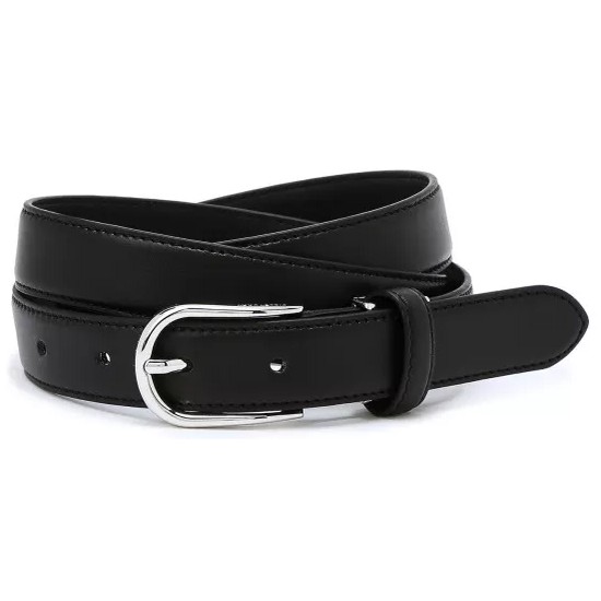 질스튜어트 단색 소가죽 벨트 JABE4E130BK