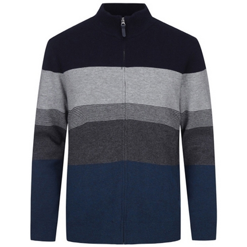 올젠 블럭 배색 모직혼방 집업 가디건 ZOA4EC1313