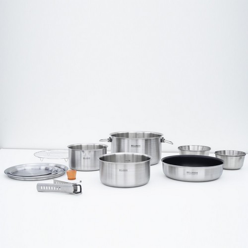 한일스텐레스 벨락 캠핑용 멀티팟 핸즈프리 코펠 세트