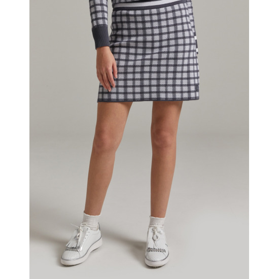 LF 닥스골프 체크 스커트 DNSK3D702G3