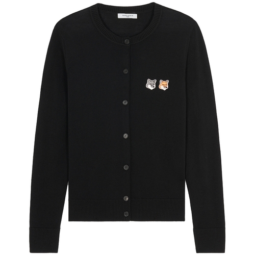 메종키츠네 여성 더블 폭스 헤드 패치 가디건 GW00544KT1036