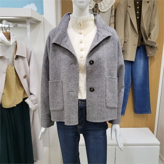 클리지 하이넥 블루종 자켓 CM8WJK11