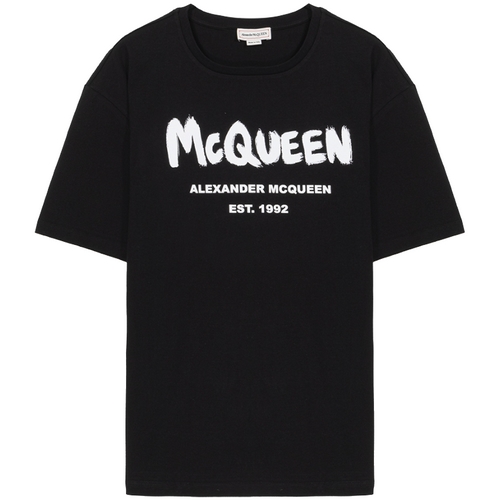 알렉산더맥퀸 그래피티 반팔 티셔츠 659729 QZAD3