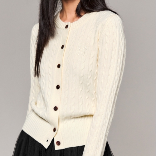 제너럴아이디어 GNRL 케이블 가디건 WBC3L04501