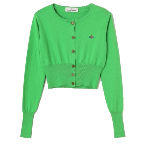 비비안웨스트우드 베아 크롭 가디건 VNTRKN8009