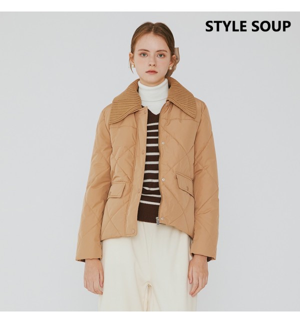 숲(SOUP) 퀼팅 패딩점퍼 SZAPAF1
