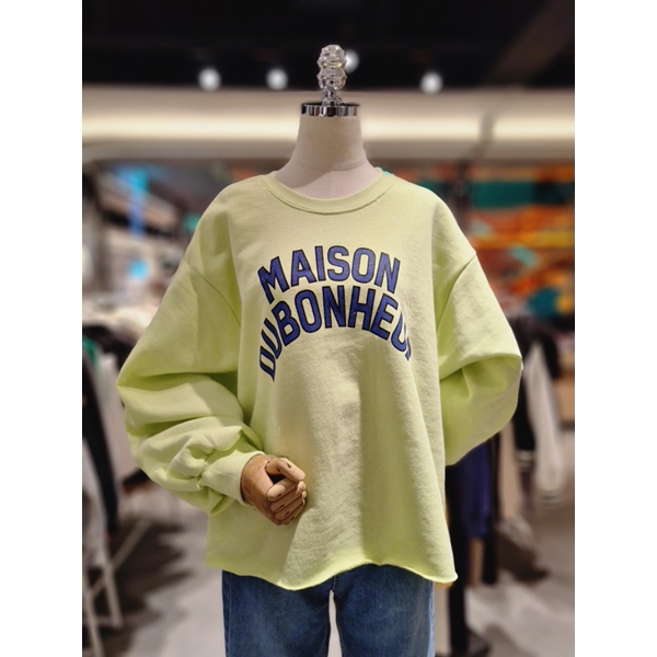 4CUS 두부퍼프맨투맨티셔츠 FS3A7TS0113