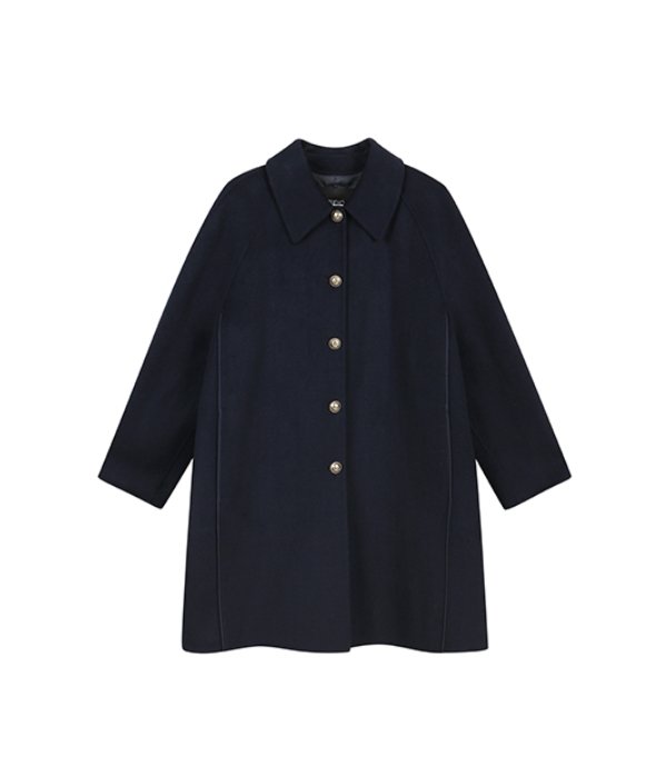 랩 핸드 래글런 소매 하프 코트 AP4WTA66