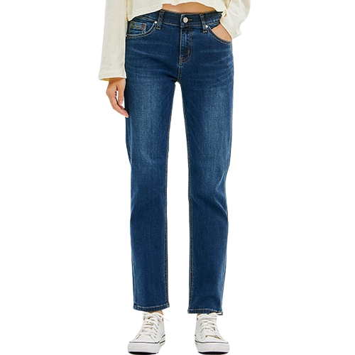 잠뱅이 오비안밴드 포켓절개디테일 바이오스톤 도밍고워싱 청바지 AM1DIG159