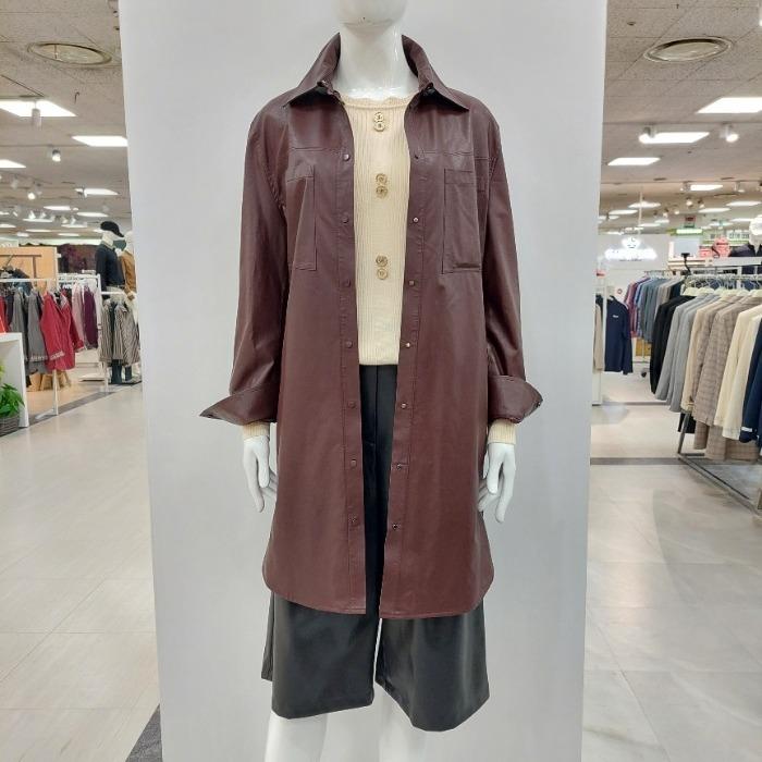 조이너스 인조가죽 벨티드 하프 자켓 JCBW0-WLH020