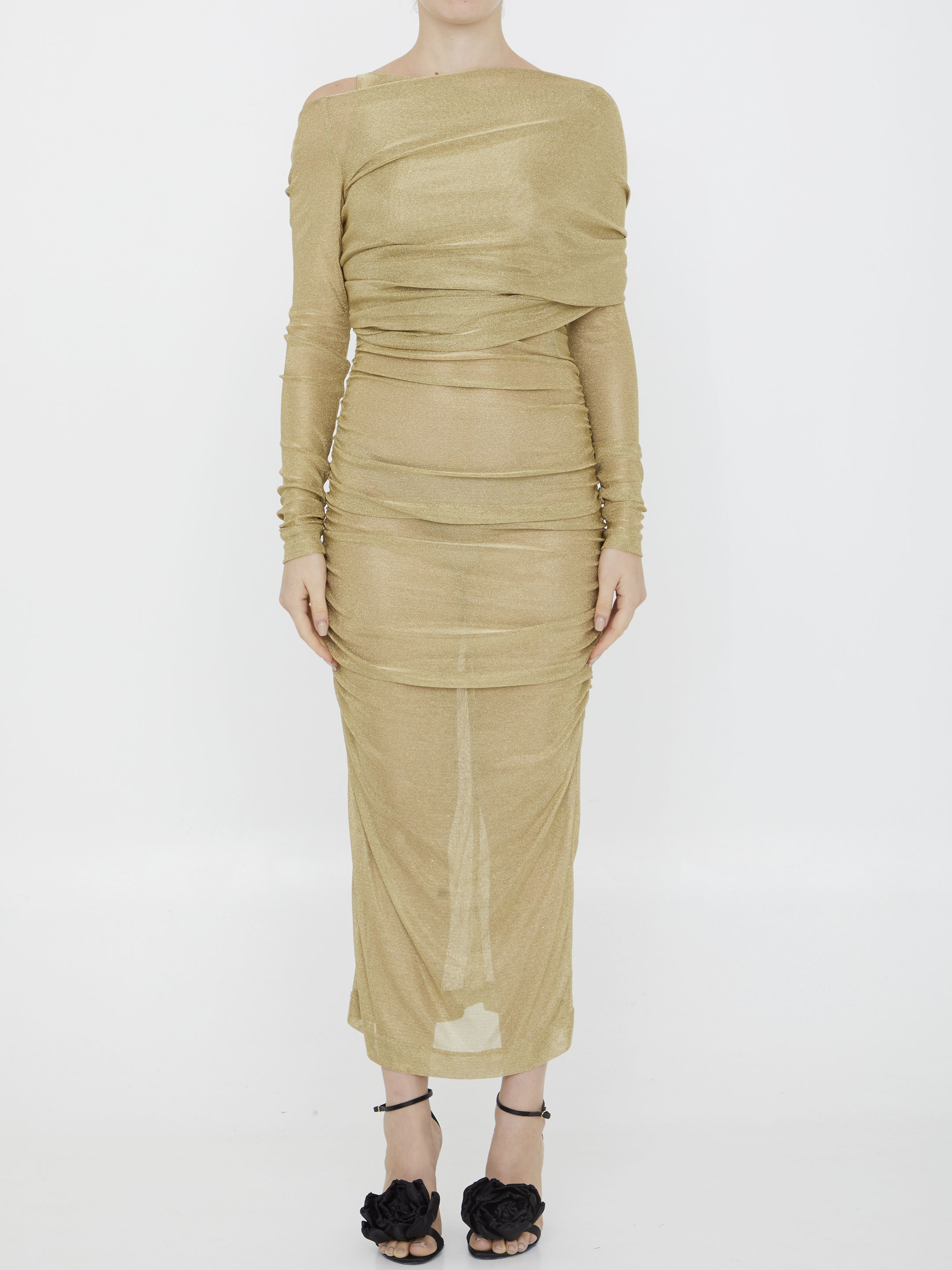 돌체앤가바나 루렉스 니트 롱원피스 F6DETT HU7PW S0997