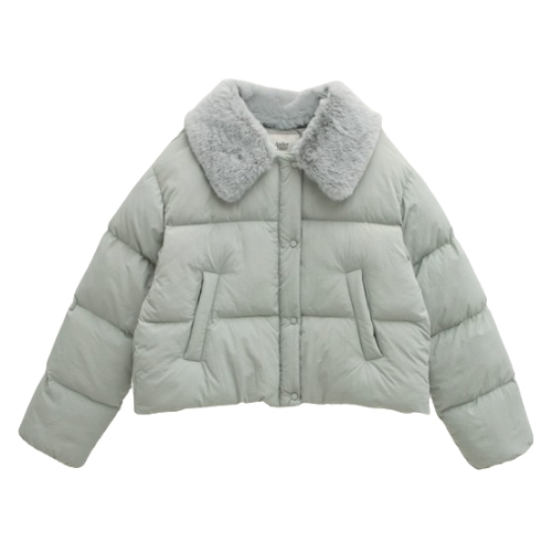 나인 여성 탈부착 퍼카라 패딩 점퍼 JP-537