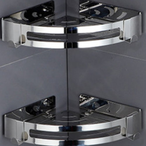 엠케이리빙  스테인리스 304 코너 욕실선반 고급형