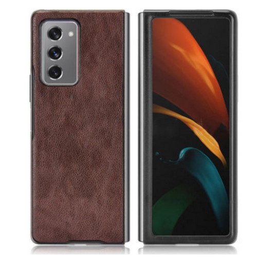 베락스  갤럭시Z 폴드2 가죽 심플 케이스