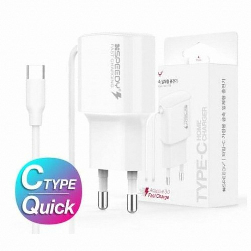 디엠케이코리아  15W USB타입C 일체형 충전기 SPE-N8TCQC30