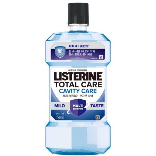 존슨앤존슨 리스테린 토탈케어 캐비티케어 마일드 750ml