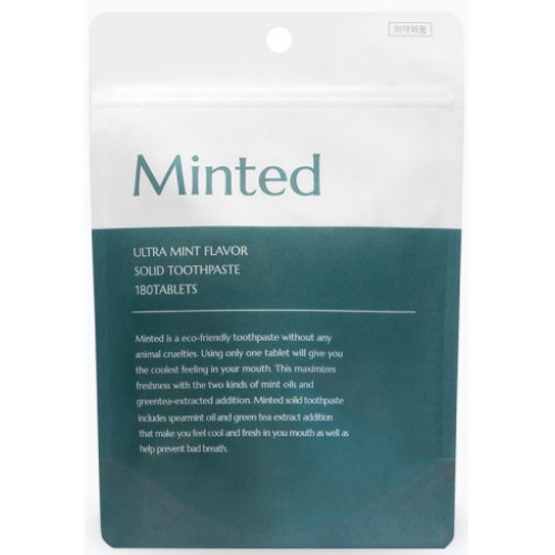 민티드 울트라민트 고체치약 180정