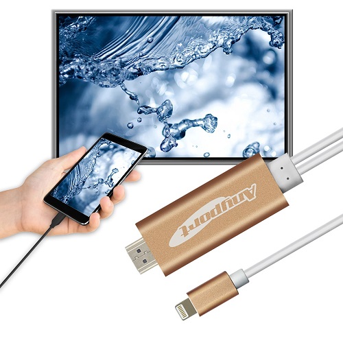 엘디네트웍스 ANYPORT AP-MW8 라이트닝 8핀 to HDMI 미러링 케이블