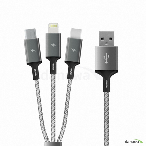 요이치  마운틴 베타 3in1 멀티 충전 케이블