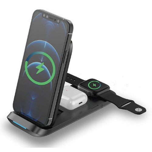 naVee  15W 3in1 무선충전기 IQW-3100