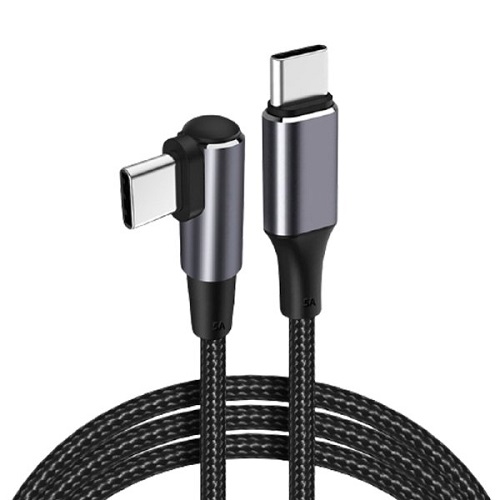 바라보고  ㄱ자 C to C타입 5A 100W PD 케이블