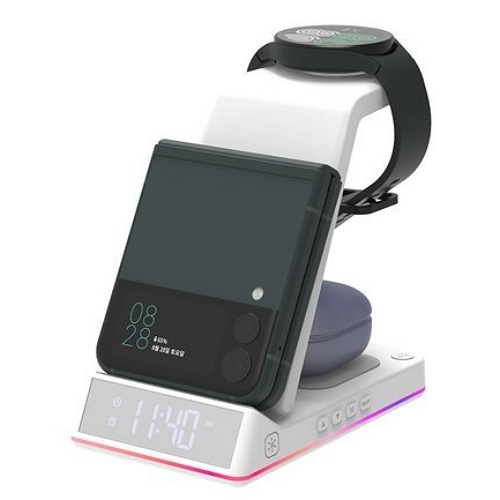 오로라모바일  15W 3in1 무선충전기 QWC-L5100S