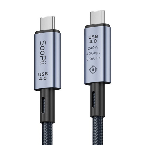 Soopii  USB4 40Gbps 240W C to C타입 케이블 S43