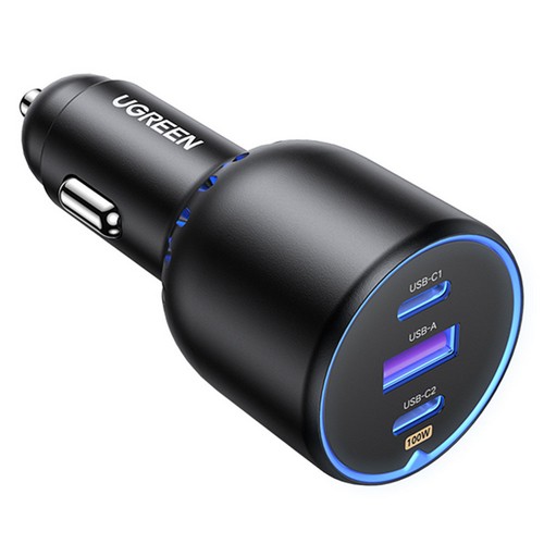 유그린  트리플 130W 시거잭 멀티 고속 충전기 CD293