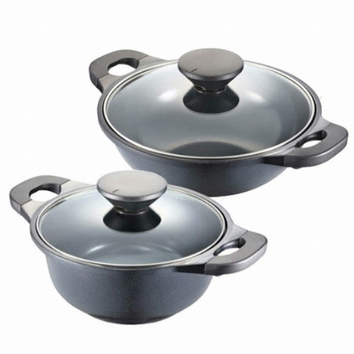 PN풍년  펄블랙 주물 IH 냄비 2종 (양수22+전골26)