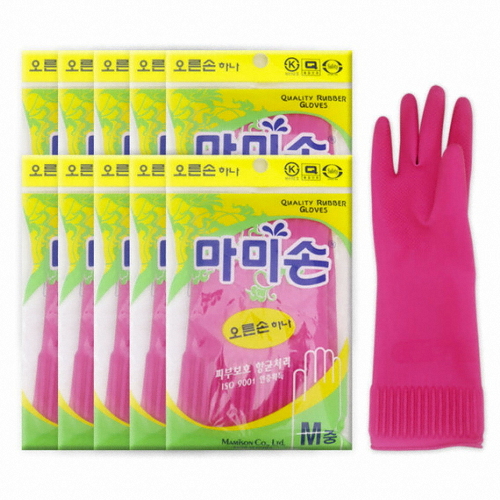 마미손  오른손 하나 고무장갑 (중)