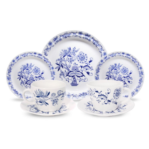 마쯔오카 쯔비벨무스터 커피잔 2인 디너세트 7P