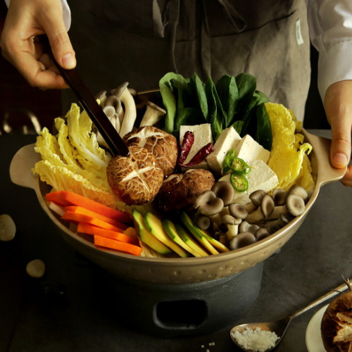 죽전도예 놋담 방짜유기 전골냄비