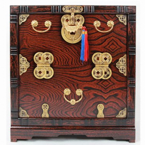 남원공방 오동나무 엽전무늬 반닫이 제기함