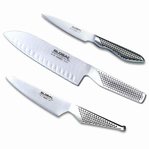 글로벌나이프  G-80338 시그니쳐 3종 나이프 세트