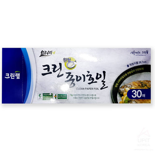 크린랲  크린 종이호일 원형 26.7cm 30매