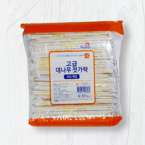 나이스데이  대나무젓가락 300개