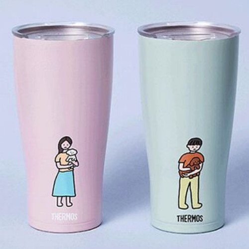 써모스 X 제로퍼제로 파스텔 소프트 콜드컵 600ml
