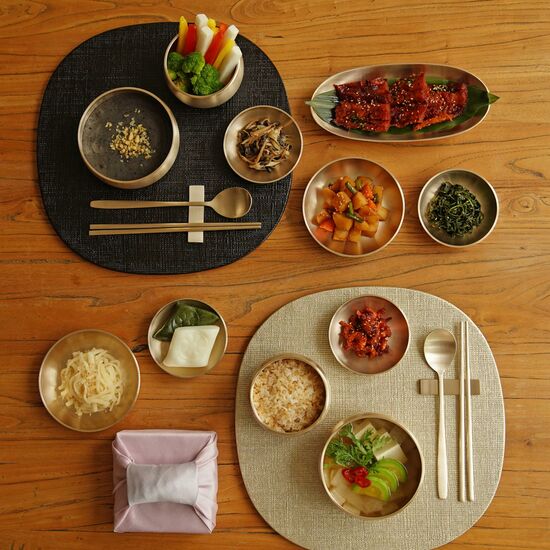 놋담 방짜유기 반상기세트