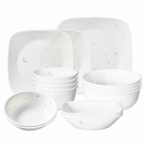 코렐 스타게이징 4인 사각 홈세트 16P