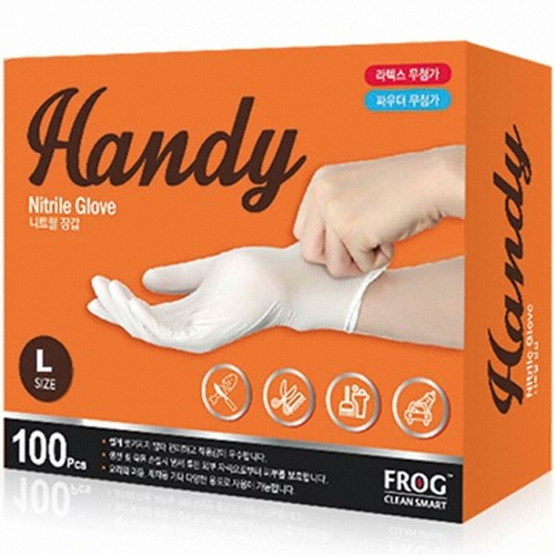 FROG  니트릴 장갑 L 100매