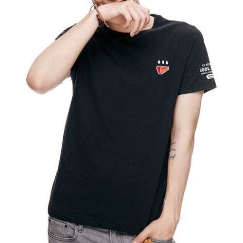 구김스 0120 쿨리치 플라이 라운드 반팔 티셔츠_G14MMRT602