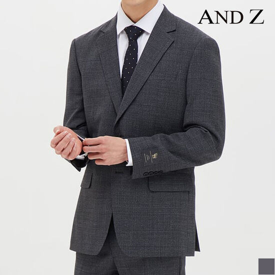 ANDZ 슬림 라이크라 글랜체크 정장자켓 BZB1SB1104