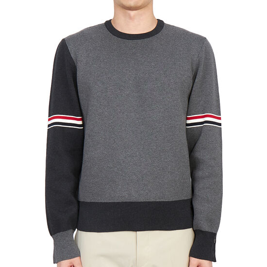 톰브라운 RWB 암밴딩 밀라노스티치 펀믹스 니트_MKA326F Y3007 982