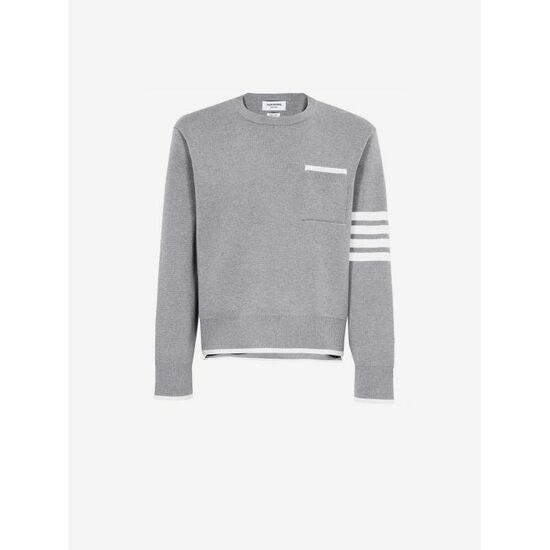 톰브라운 스트라이프 밀라노스티치 티핑 니트_MKA452A Y3006 055