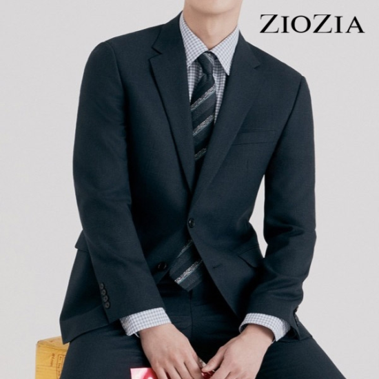 지오지아 슬림 변형조직 전체안감 정장자켓 ABA5SB1201